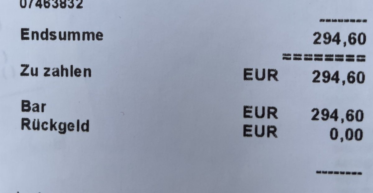 In der Apotheke gewesen. Geweint.