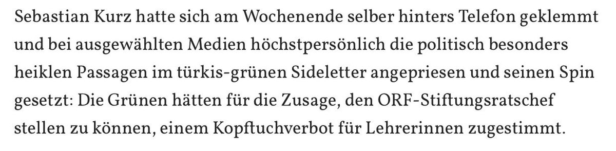 ArminWolf's tweet photo. Wie nebem dem türkis-blauen „Sideletter“ von 2018 auch die türkis-grüne Geheimabsprache von 2020 an die Öffentlichkeit kam, hat @JosefVotzi für seine - wie immer exzellente - „Politik Backstage“-Kolumne recherchiert: 
https://t.co/h6cPQrUaH1 https://t.co/8cj1vM9RCn