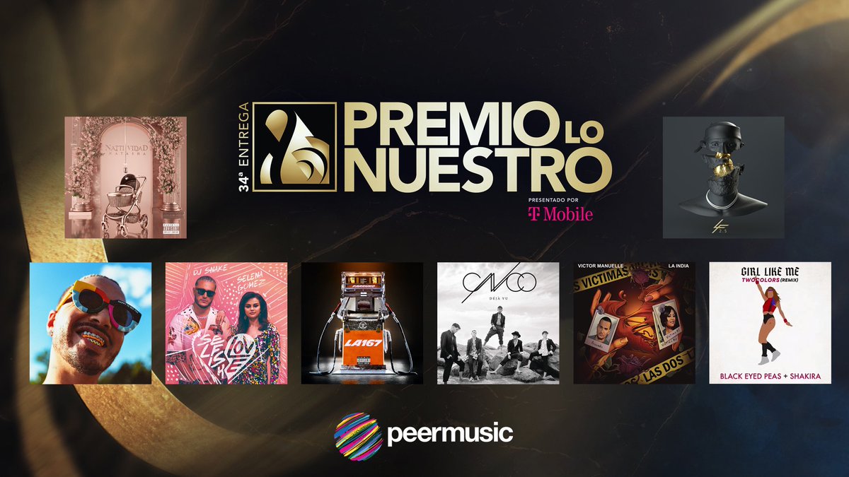 Vote before February 7th for <a href="/peermusic/">peermusic</a> <a href="/premiolonuestro/">Premio Lo Nuestro</a> nominees <a href="/bep/">Black Eyed Peas</a> <a href="/djsnake/">DJ SNAKE</a> <a href="/DeLaGhettoReal/">De La Ghetto</a> <a href="/VictorManuelle/">Víctor Manuelle</a> <a href="/loshitmen/">LosHitmen</a> @peermusicmia premiolonuestro.com/vota/