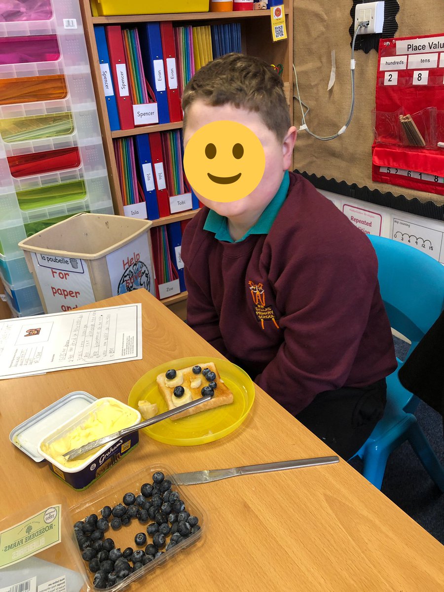 MissCowieTeach's tweet photo. In our writing this week we were writing instructions for making teddy toast. The children were very keen to test out their instructions and make themselves some teddy toast so that’s exactly what we did 🐻🍞❤️ #functionalwriting #teddytoast https://t.co/n7DOqFsyKF
