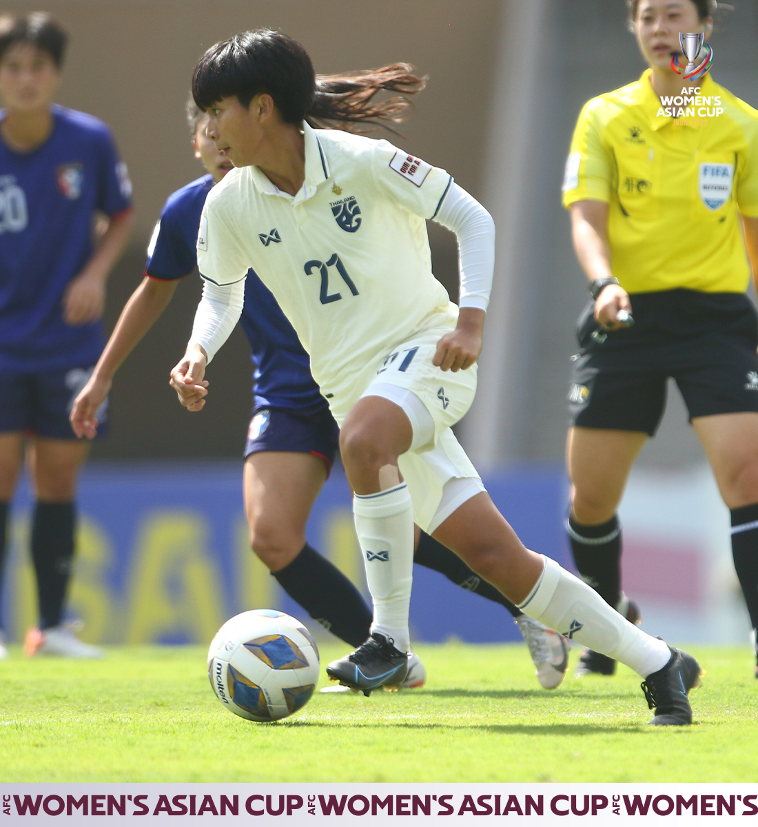 afcasiancup's tweet photo. FT | Chinese Taipei 3-0 Thailand 🇹🇭
3️⃣ goals, 3️⃣ points, and 1️⃣ captivating playoff match against 🇻🇳 await after a stellar performance from Chinese Taipei!
#WAC2022 | #TPEvTHA https://t.co/KGk2Bp7arR
