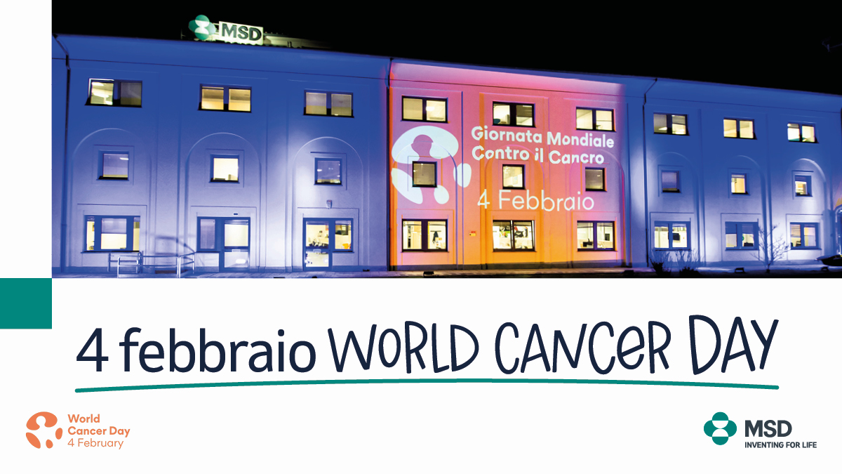 Si celebra oggi il World Cancer Day, la giornata mondiale della lotta contro il tumore!
Illuminiamo la nostra sede di blu e arancio, i colori del #WorldCancerDay per supportare la grande causa di un mondo libero dal cancro!

👉🏻bit.ly/WorldCancerDay…

#Everyday #MSD