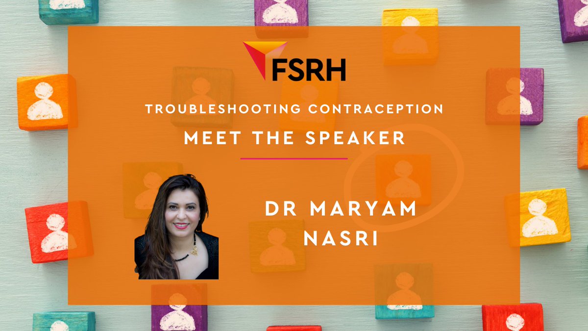 COSRH_UK's tweet photo. 📅 Hot Topic: Troubleshooting Contraception

We’re excited to announce our chair for our event on 2 March: Dr Maryam Nasri.

Maryam is a Community SRH consultant, GP, and has worked in contraception as a specialist for 16 years.

👉 Book your place: https://t.co/4NkmZ6njIT https://t.co/yWyr6rLA2n