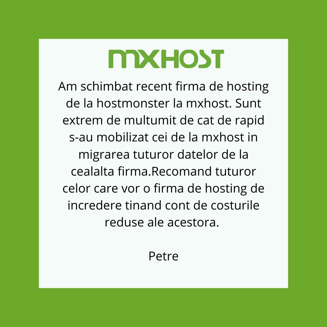 mxhostro's tweet photo. Migrarea contului tău de găzduire nu ar trebui să reprezinte o bătaie de cap! 

Mai mult de atât, echipa care face migrarea ar trebui să-ți ușureze munca cât de mult posibil. 

Tu ți-ai migrat site-ul web la noi sau am fost din primul moment alegerea potrivită? https://t.co/08XLFRdefk