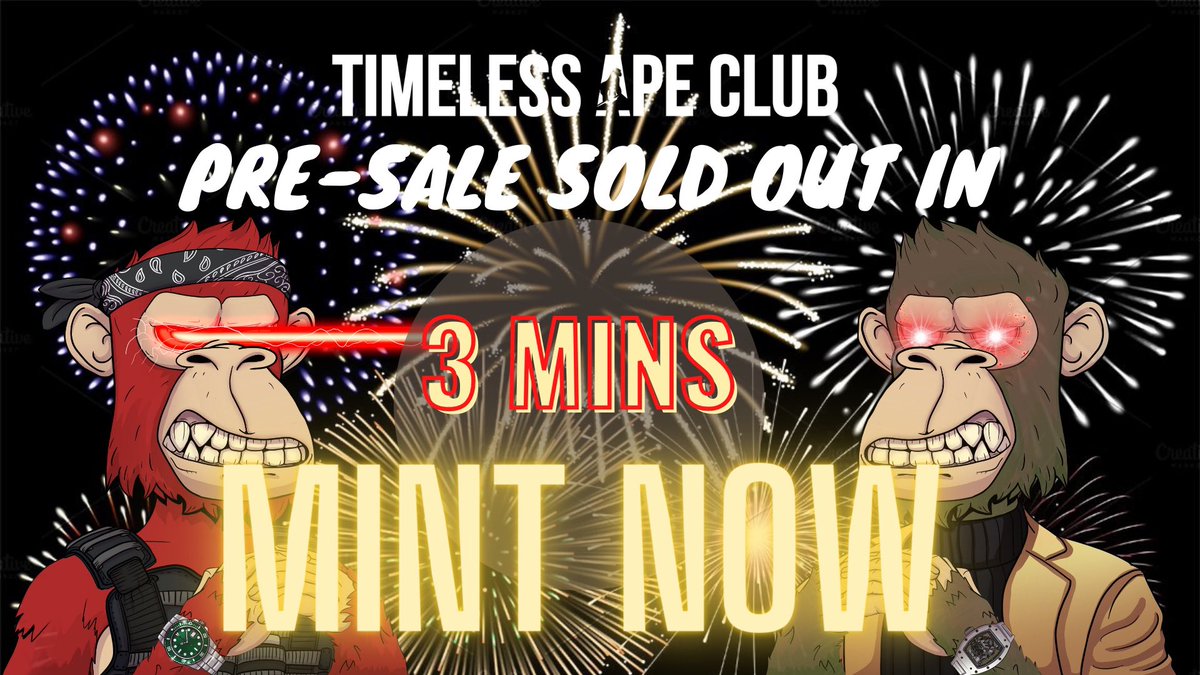 🚀🚀PUBLIC SALE LIVE RIGHT NOW 🚀🚀
🚨Watch community living in the Metaverse!!
🚨$350,000 worth of prizes to be won !!
Links in bio !!! 
#NFTCommunity #ApeNFT #Airdrop #Etherum