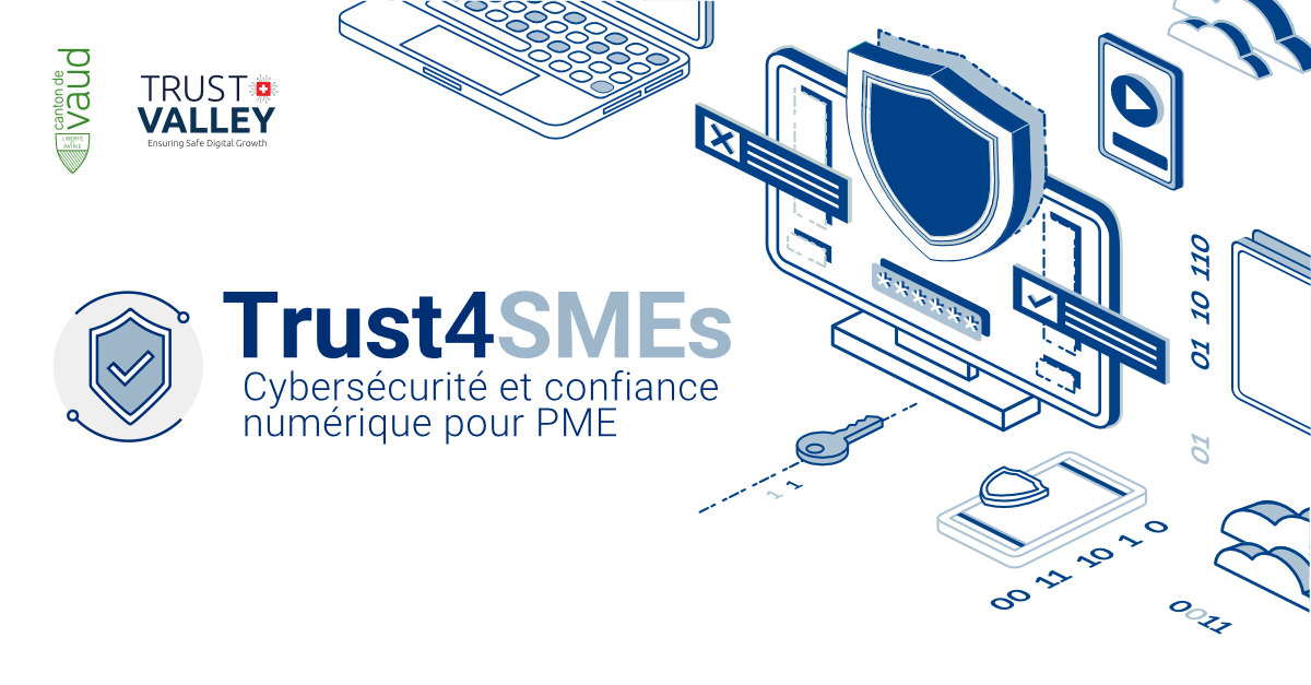 Appel aux #PME de la région ! 🔊 Postulez au programme pionnier d'accompagnement en #cybersécurité et confiance numérique #Trust4SMEs jusqu'au 25 février ▶️ trustvalley.swiss/trust4smes 
#TrustValleyCH #confiancenumérique #Vaud #Geneve #cyberattaques <a href="/TrustValleyCH/">Trust Valley</a> <a href="/EtatdeVaud/">Etat de Vaud</a>