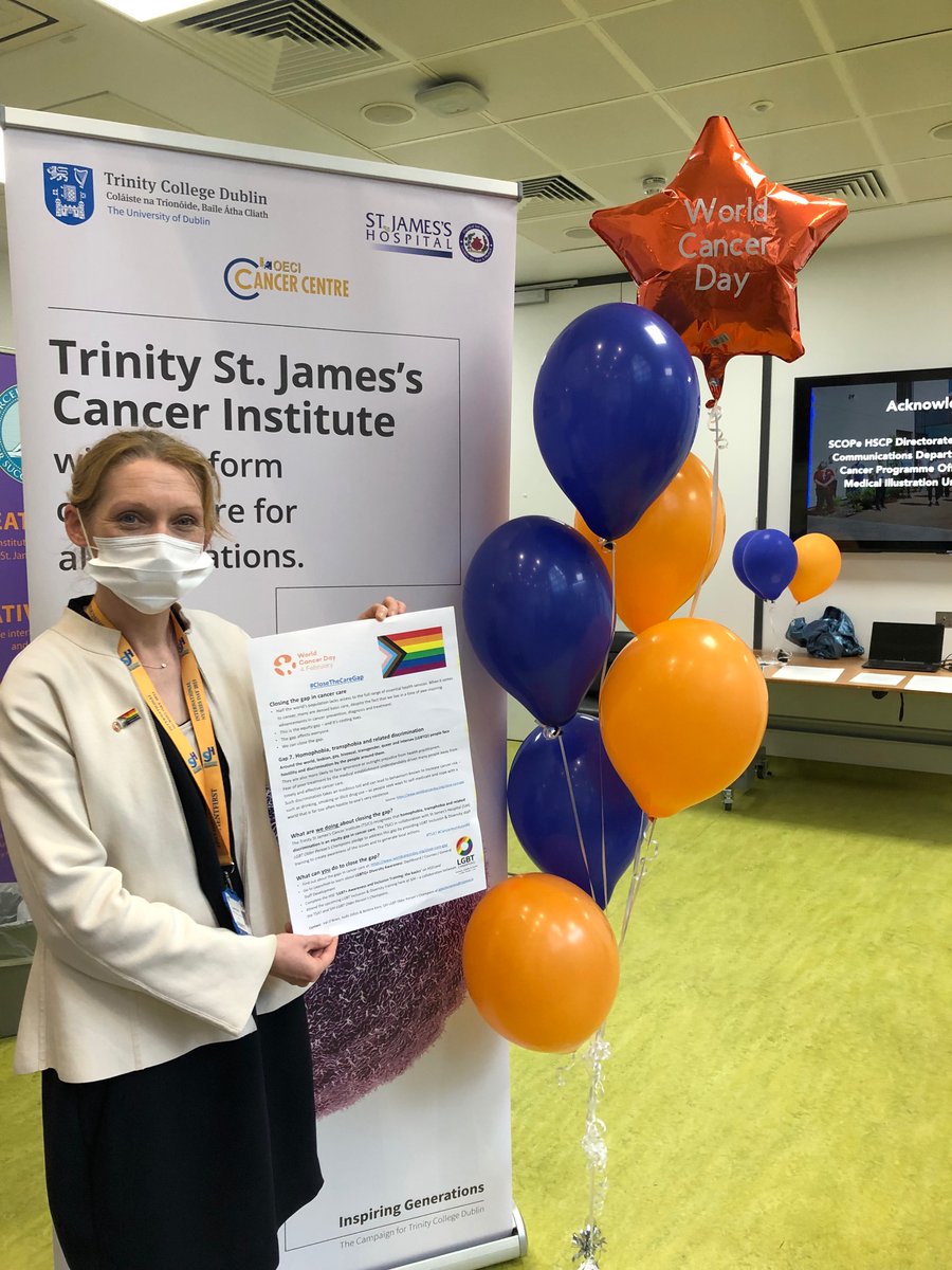 World Cancer Day @stjamesdublin #CloseTheCareGap Gap 7 TSJCI in collaboration with SJH LGBT Older Person’s Champions pledge to address this gap by providing LGBT Inclusion & Diversity staff training to create awareness of the issues & generate local actions