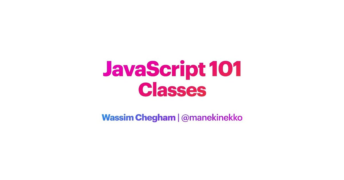 msdev_fr's tweet photo. 💻 Si les classes en #JavaScript sont encore un peu obscures pour vous, regardez cette vidéo de @manekinekko qui vous explique tout en 30 secondes chrono ⏱️ #Dev101