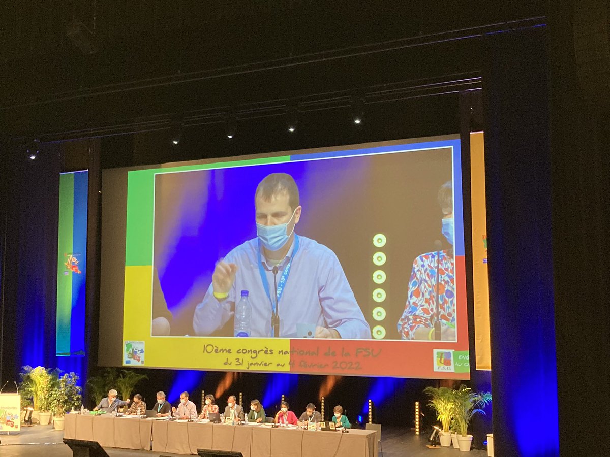 olivier_lelarge's tweet photo. Dernière journée du #congresfsu #Metz : la FSU dresse un bilan sévère du quinquennat #macron #LREM dont les politiques régressives pour le privé comme pour le public font le lit de l #extremedroite La FSU appelle à serrer les rangs pour le progrès social #presidentielles2022 https://t.co/fk9Yg99alg