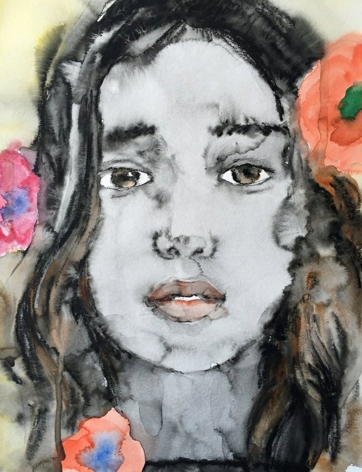 PROJECT__ART's tweet image. The #artwork 'Portrait' by the #artist Jin-A Ryou.  Discover #independentartists and #emergingartists on projectart.com  - #thesocialartsmarket