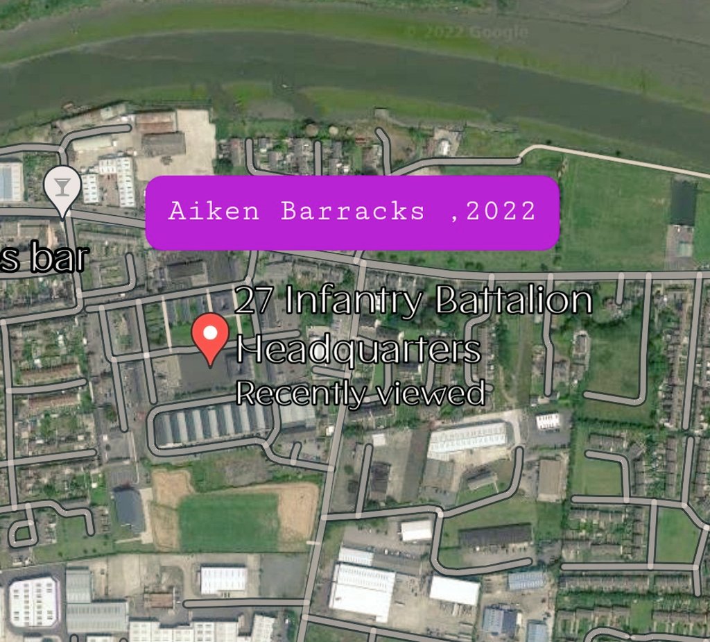 27 Infantry Battalion (@aiken_barracks) on Twitter photo Same Location,Different Technology!The mapping history of <a href="/Aiken_Barracks/">27 Infantry Battalion</a>,Dundalk 1864-2022.🗺 ➡️🛰 Same Location,Different Technology!The mapping history of <a href="/Aiken_Barracks/">27 Infantry Battalion</a>,Dundalk 1864-2022.🗺 ➡️🛰