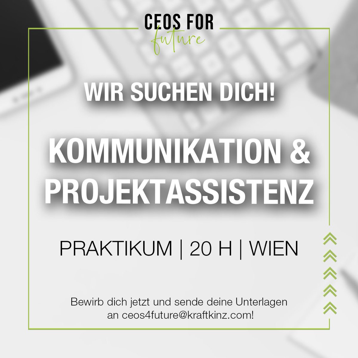 ceos4future's tweet photo. BEWIRB DICH JETZT! @ceos4future -> Praktikum Kommunikationskoordination &amp; Projektassistenz (w/m/d) - für Jugenddialog und Generationenplattform.
Mehr Infos 👉https://t.co/sXrEdTqN9B 

#jobangebot #CEOsFORFUTURE #Praktikum #Kommunikationskoordination #projektmanagement https://t.co/RVJdewC25W
