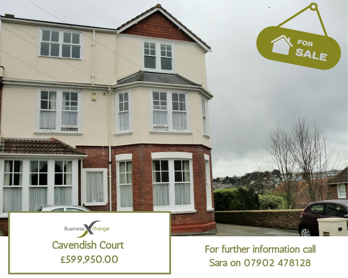 busxchange's tweet photo. #FORSALE Superb Six Bedroom Investment Opportunity in Paignton. £599,950.00 
Excellent location near local amenities. 𝙍𝙞𝙣𝙜 𝙎𝙖𝙧𝙖 𝙩𝙤 𝙛𝙞𝙣𝙙 𝙤𝙪𝙩 𝙢𝙤𝙧𝙚 𝟢𝟩𝟫𝟢𝟤 𝟦𝟩𝟪𝟣𝟤𝟪
#commercial #business #hospitality #torbay https://t.co/hS7tI2ZrsW