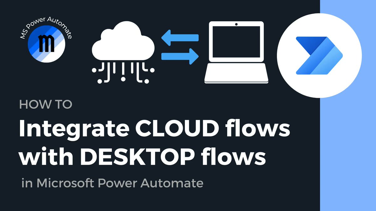MsAutomate's tweet image. The ability to seamlessly integrate cloud flows (API-based automation) with desktop flows (#RoboticProcessAutomation or #RPA) is one of the major strengths of #Microsoft #PowerAutomate. 

In this video, we&apos;ll show you how to do it—with a use case example

buff.ly/3goDQoU