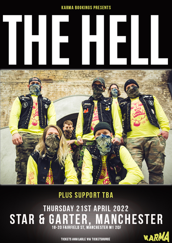 KARMABookings's tweet photo. We've just tested positive for Thehellyoudick Fever... coming to Manchester &amp; Bristol this April 😷

@thehellyoudick @Star_GarterManc @Crofters_Rights 

Tickets on sale now. https://t.co/oFDs1zuwF3