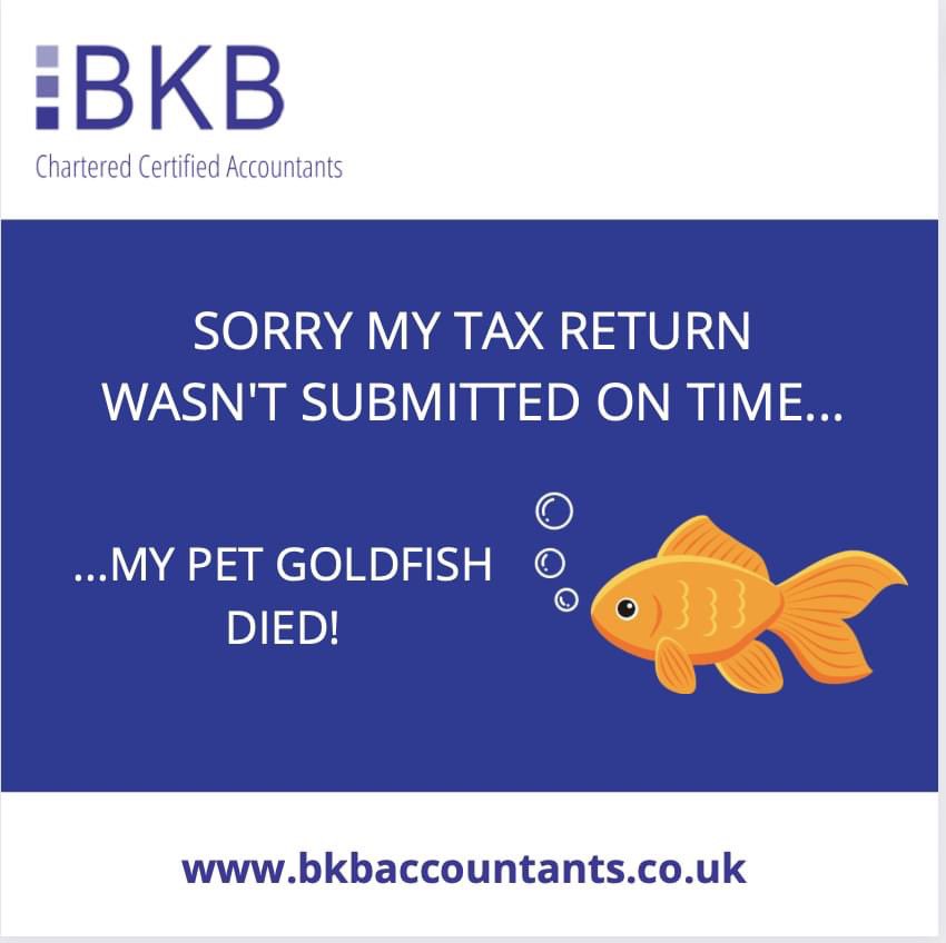 What qualifies as a reasonable excuse when failing to meet HMRC deadlines? 

We’ve definitely had our fair share of excuses, but these are some of the published excuses #HMRC have received over the years...

bit.ly/3rUPLjt

#BKBblog #hmrcdeadlines #taxreturndeadlines