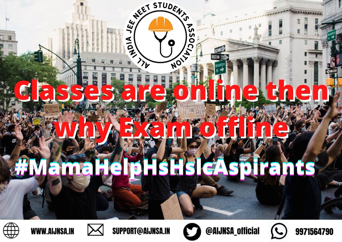 AIJNSA_official's tweet photo. Students life have been hampered due to covid.... 
@ranojpeguassam @himantabiswa
@CMOfficeAssam @RahulGandhi
@pratidintime
#MamaHelpHsHslcAspirants https://t.co/QGZV8fwzqv