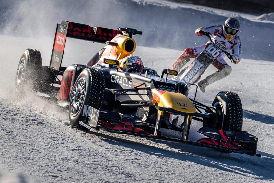 Formula 1 News: Red Bull’s Max Verstappen SHOWS OFF his No 1 car with race on ICE - Check out