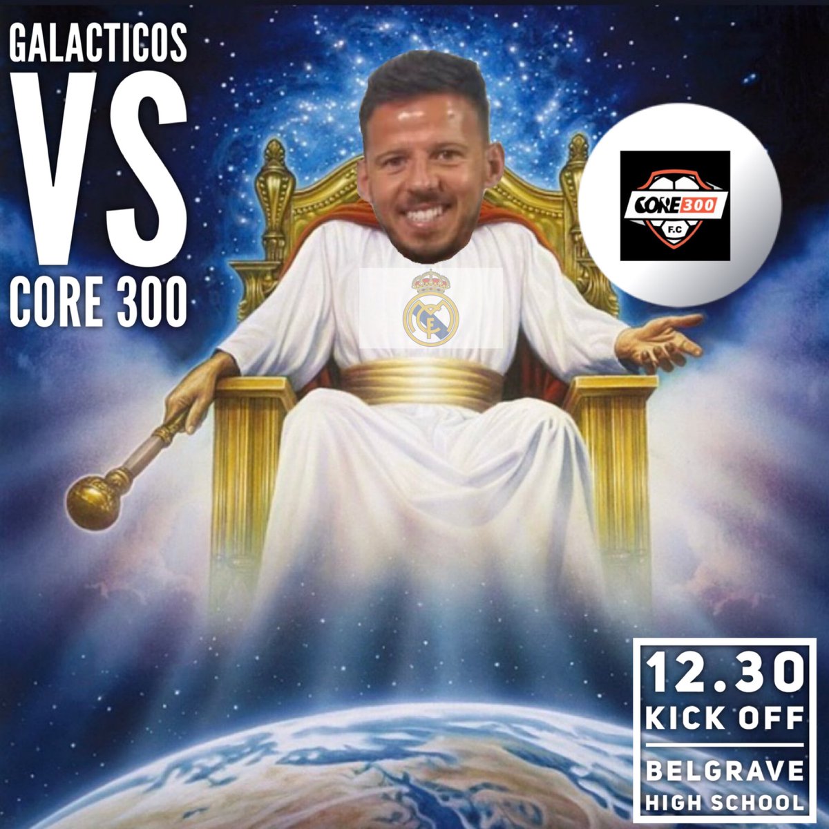Galacticos2021's tweet photo. Galacticos vs Core 300

Sunday 🗓
12.30 Kick Off ⏰ 
Belgrave High School 🏟 https://t.co/FjlONr2Eqy