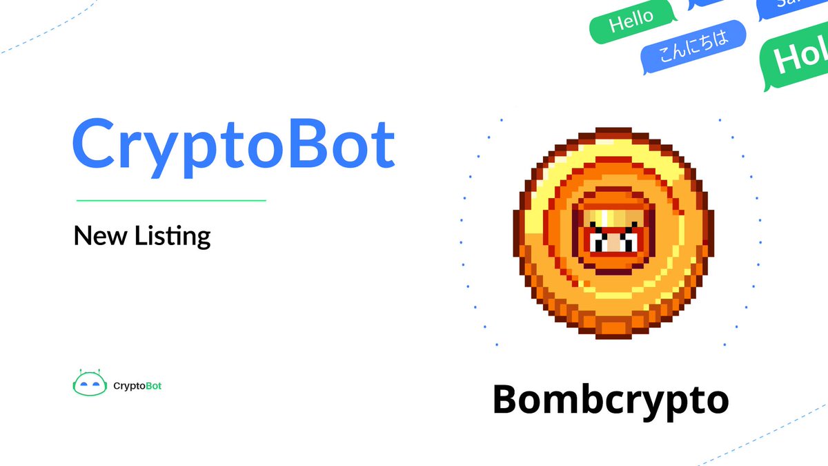 AbsoluteWallet's tweet photo. 🚨 New Listing Detected

We are happy to announce the integration of #BombCrypto in CryptoBot Wallet 🤖

Your $BCOIN tokens are now available from all your devices, anytime!

CryptoBot makes the #cryptocurrencies simple:
➡️ https://t.co/QROsEj6ZIM https://t.co/1puvKC1Cad