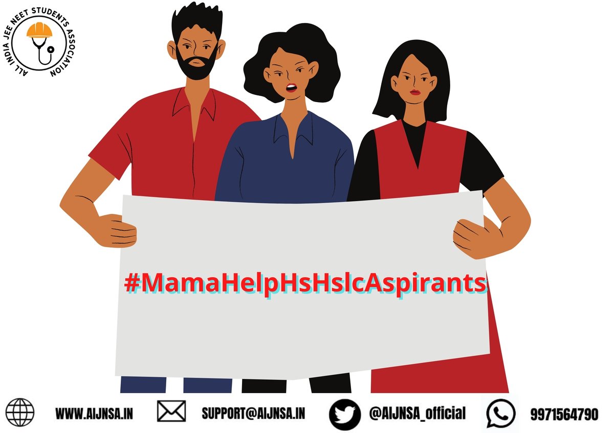 AIJNSA_official's tweet photo. Ahsec listen to us. Don't play with student's lives... 
@ranojpeguassam @himantabiswa
@CMOfficeAssam @RahulGandhi
@ndtv
#MamaHelpHsHslcAspirants https://t.co/3C3gvoJhNr
