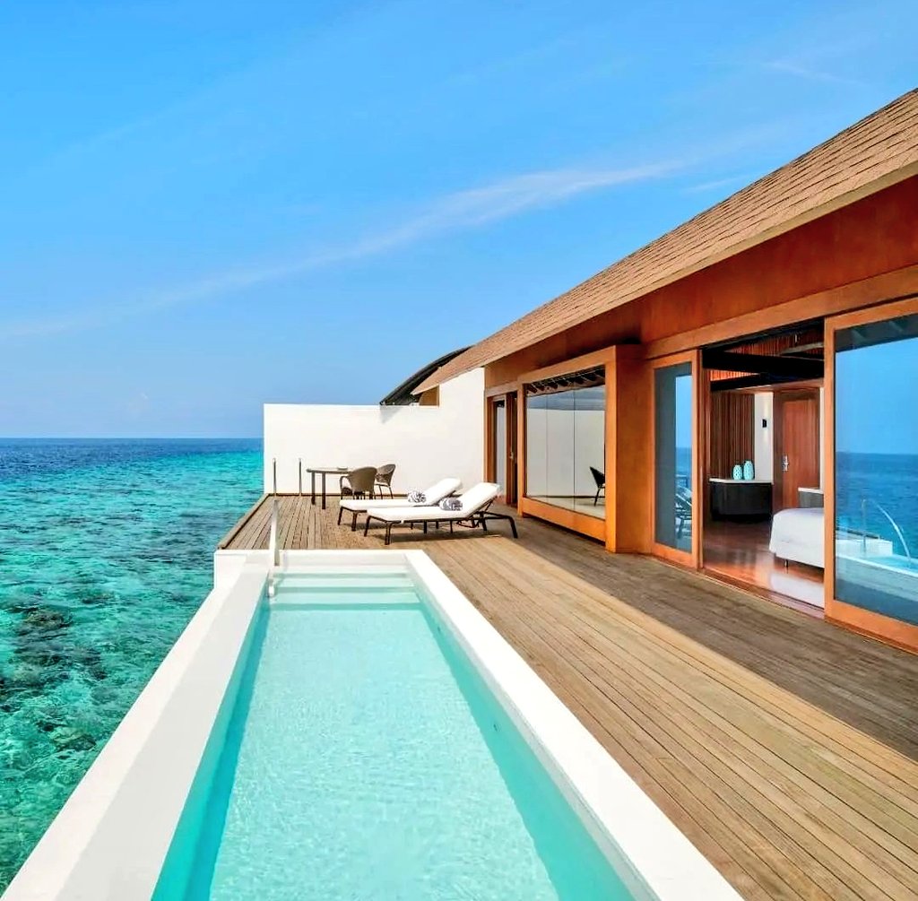 Beautiful Maldives resort.
