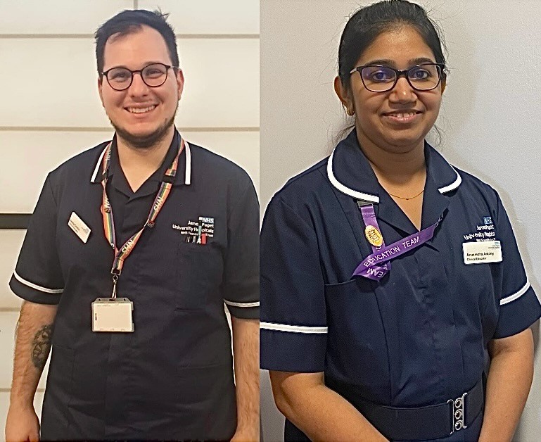 Welcome to the team Sascha and Anusmitha! Sascha and Anusmitha will be supporting with our Internationally Recruited Nurses alongside @vipinonroll