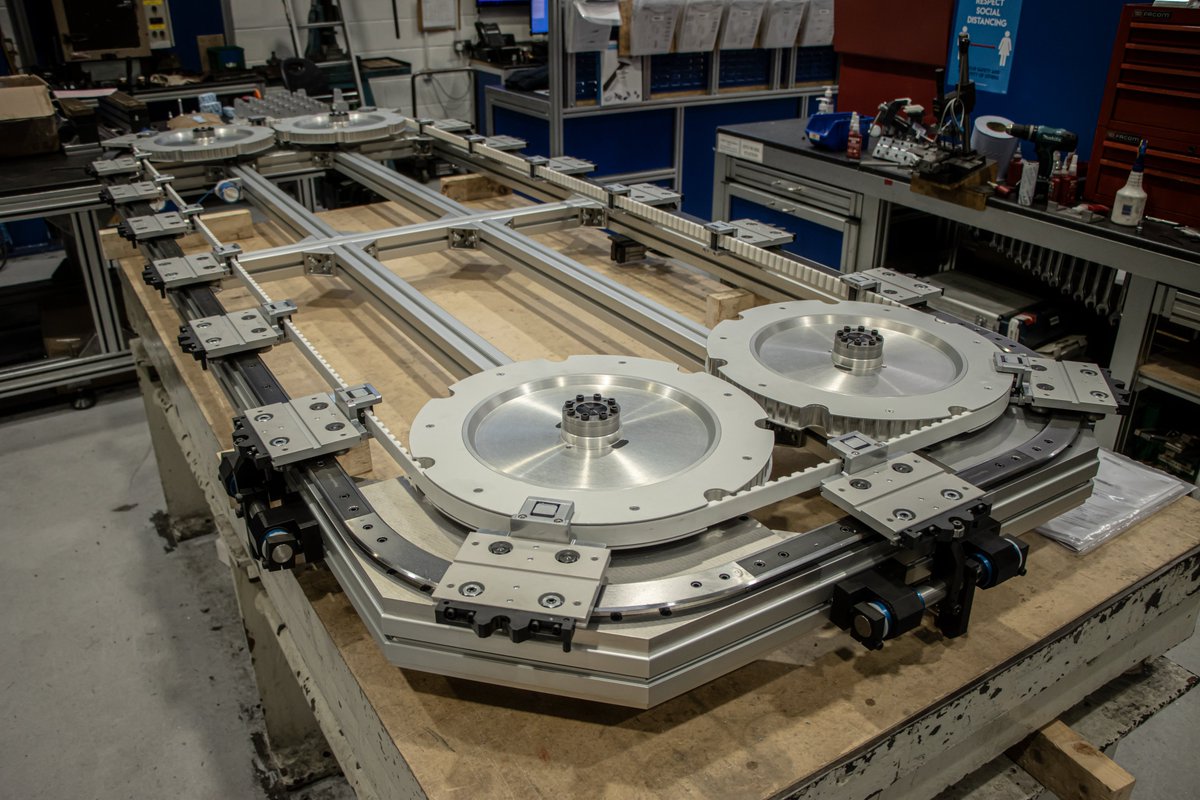 HepcoMotion's tweet image. It&apos;s been a busy week in our factory. Here&apos;s a DTS+ system before it was shipped to France to be used for the assembly of fixing screws.

#assembly #tracksystem #DTS #HepcoMotion