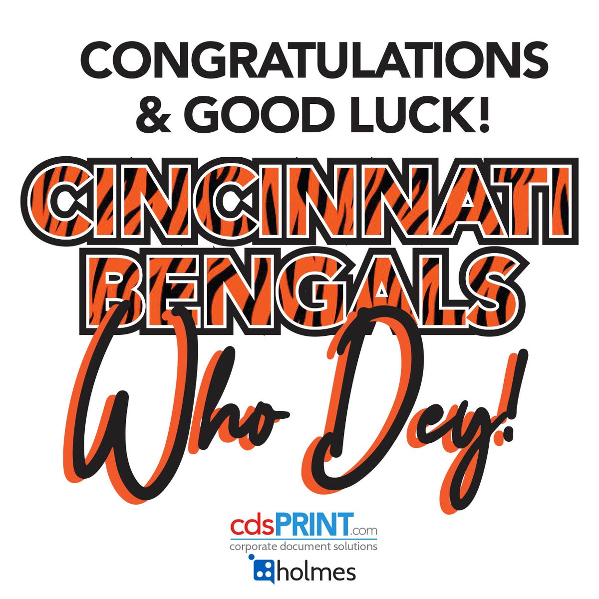 thinkholmes's tweet image. Let's Go Bengals!