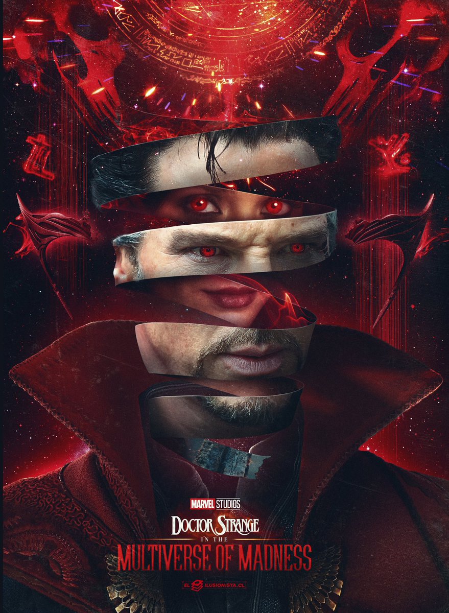 Binged_'s tweet photo. #DoctorStrange2 poster

Hats off to the poster's designer(s) 🔥🔥

#DoctorStrangeInTheMultiverseOfMadness #SamRaimi #BenedictCumberbatch https://t.co/cYjyEX9bCR