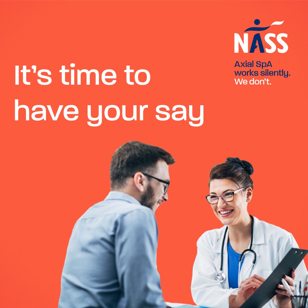 We've launched our first patient values survey &amp; want to know what's important to you. If you live with #axialSpA take part &amp; join us in our mission to improve care and diagnosis. 👉bit.ly/PatientValuesS…

Sponsored by Abbvie, Biogen, Lilly, Novartis and UCB. 

<a href="/NASSchiefexec/">Dr. Dale Webb (he/him)</a>