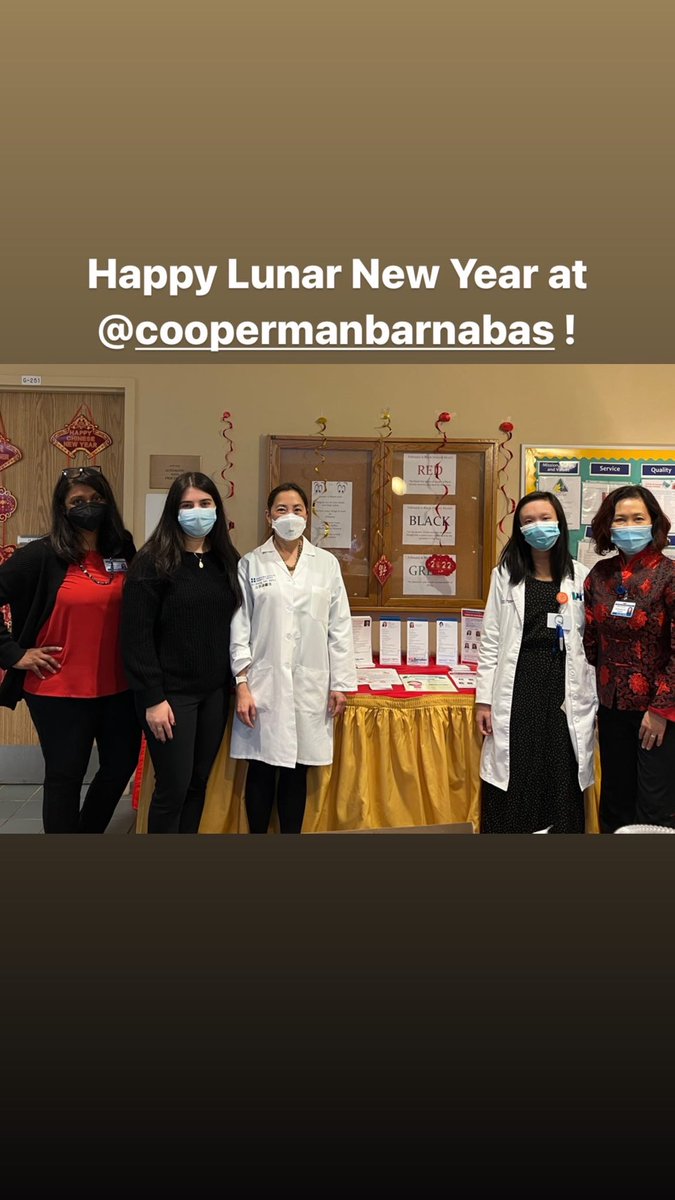 swang8's tweet photo. Our annual Lunar New Year 🧧celebration at Cooperman Barnabas @CBMCNJ!
Bringing in the Year of the Tiger w good health! 🐯
#GetYourScreenings
@RWJBHPharmacy @ScreenNJ
@RWJBarnabas @RWJBHSocImpact https://t.co/o45fAIdjkx