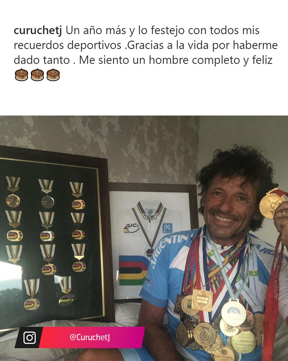 ESPNCiclismo's tweet photo. ¡Una foto espectacular! Desde #ESPNCiclismo le deseamos un feliz cumpleaños al gran Juan #Curuchet: ¡a dejarle sus saludos! 🎉🇦🇷
#ESPNCiclismo https://t.co/x93MXre8jm