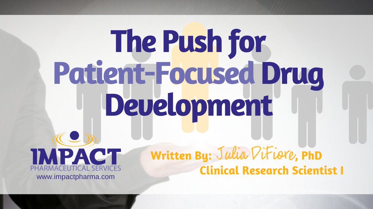 In our latest blog post, Julia walks us through the FDA's initiatives related to patient-focused drug development (PFDD) → bit.ly/3FHqlLe