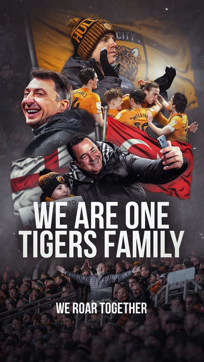 ONE BIG FAMILY @hullcity

#theTigers #hcafc #HullCity