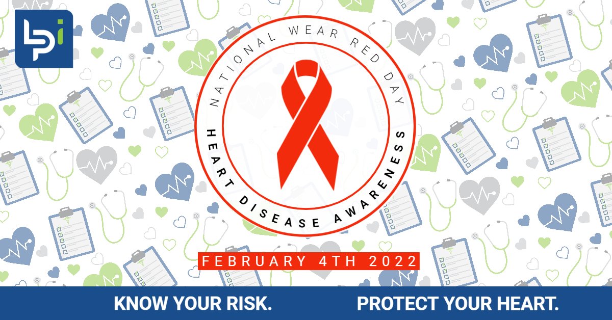 Today is national wear red day for Heart Disease Awareness.

"Heart disease is the leading cause of death and a major cause of disability in the United States. About 600,000 Americans die of heart disease annually."

Know your risk. Protect your heart.
cdc.gov/heartdisease/