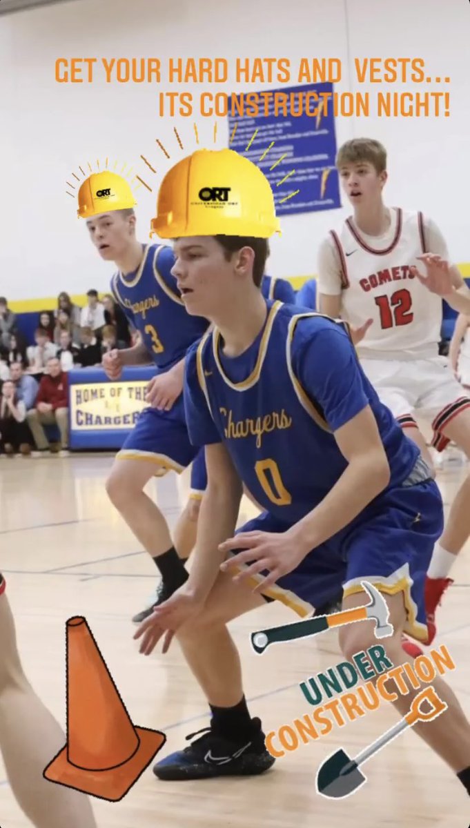 BEChargersFans's tweet photo. @BE_BoysBball vs Underwood tonight in Evansville! 👷🦺👷‍♀️ #boltgang https://t.co/0SCqxlvSJ3