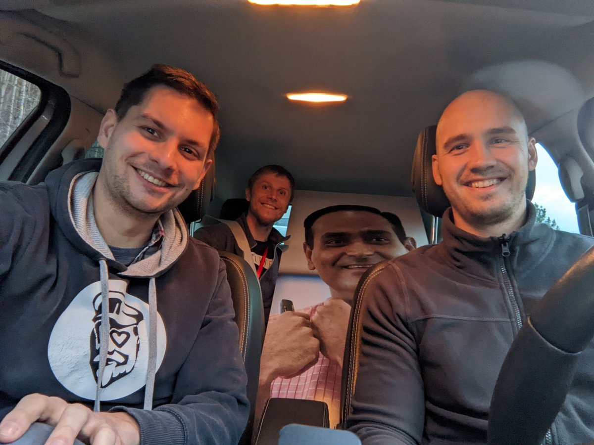 On our way home from <a href="/supervveek/">SUPERWEEK</a> we have an additional passenger. He keeps mumbling something about analytics and ninjas. Do you know him? #SuperWeek #SPWK