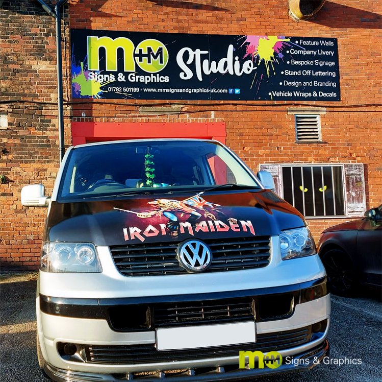 MMSignsGraphics's tweet photo. Check out this big and bold Iron Maiden themed digital printed bonnet wrap on this Volkswagen😍

Why not add a personal touch to your vehicle and enquire now at enquiries@mmsignsandgraphics-uk.com or call us at 01782 501199. 

#Digitalprint #Personalise #BonnetWrap @AveryDennison https://t.co/zdiB17wo5H