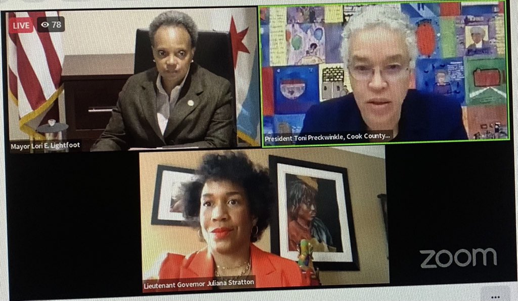 SybilMadison56's tweet photo. The Readiness Summit is live NOW! So excited to partner with the County and State to ensure CBOs and vendors can help us use federal resources for transformative change. @chicagosmayor @ToniPreckwinkle and @LtGovStratton just kicked it off. Live stream: https://t.co/G8HYXTVLwY https://t.co/JEQ51TZeT1