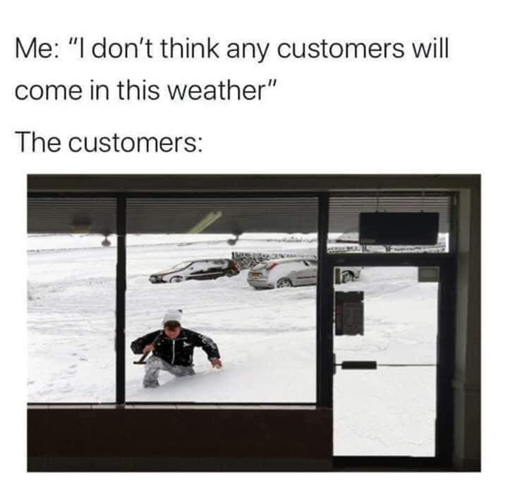 Brueggers customers be like: