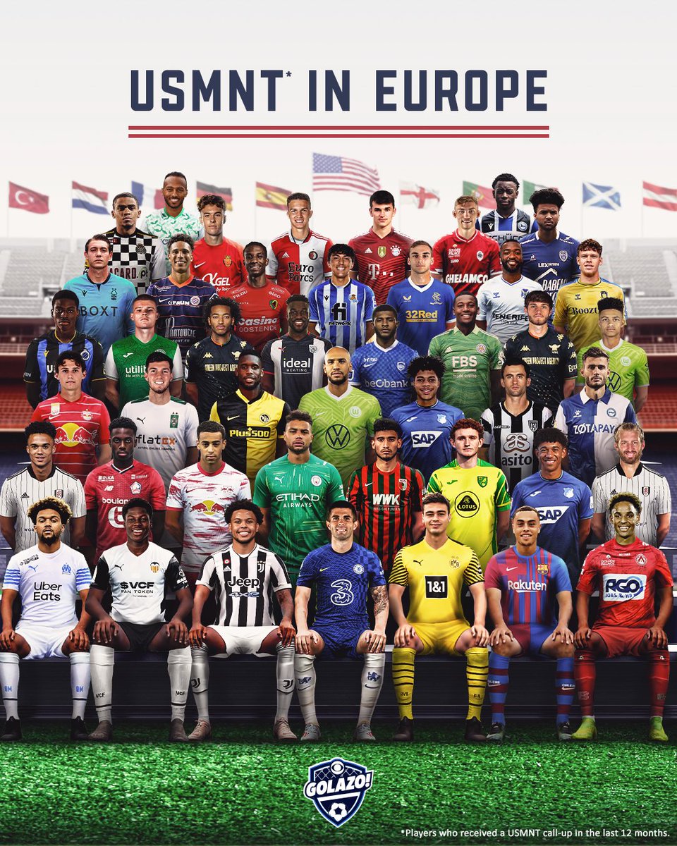 CBSSportsGolazo's tweet photo. The list of @USMNT players in Europe just keeps growing. 🤩 https://t.co/Mobh2IvIQD
