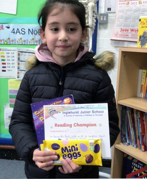 InglehurstJun's tweet photo. We are super proud of this Year 4 pupil for showing great determination in her reading. She has read so many times that even her reading diary is now complete! #IJSYear4 https://t.co/a5tIDfSuPt