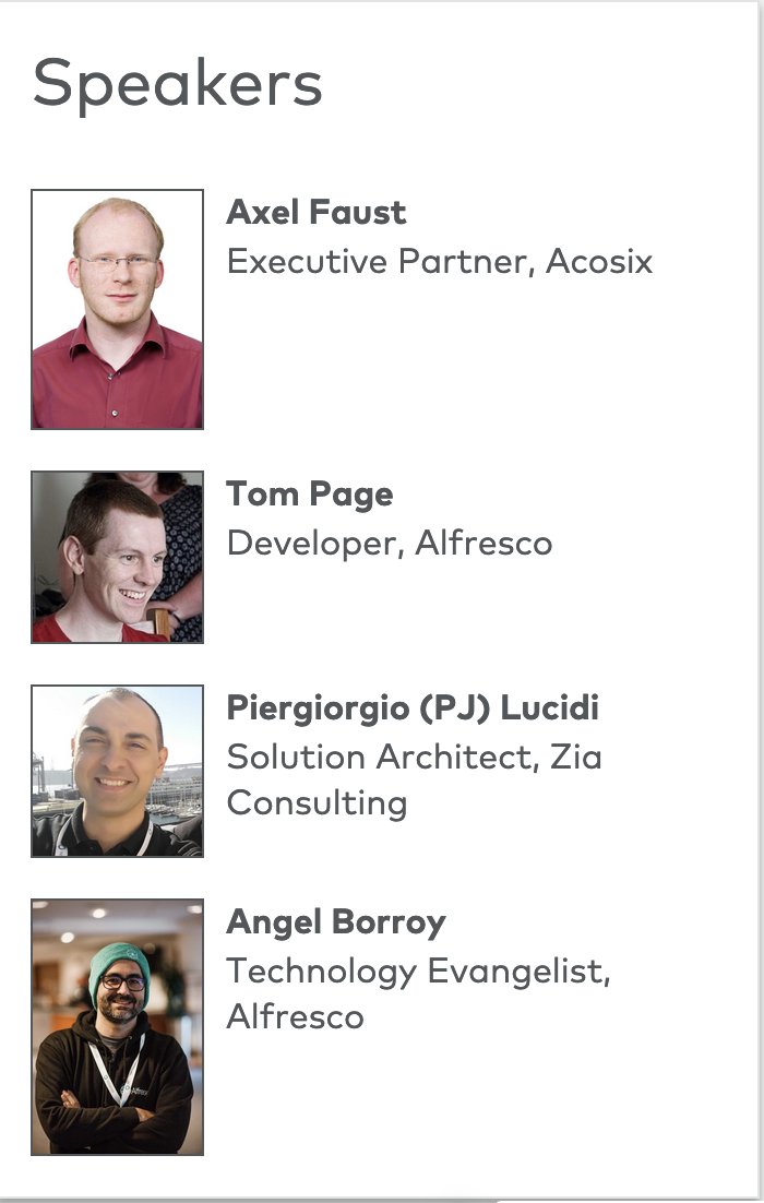 What a great panel for <a href="/Alfresco/">Alfresco</a> TTL #135 next week!
Registration is still open in alfresco.com/events/webinar…