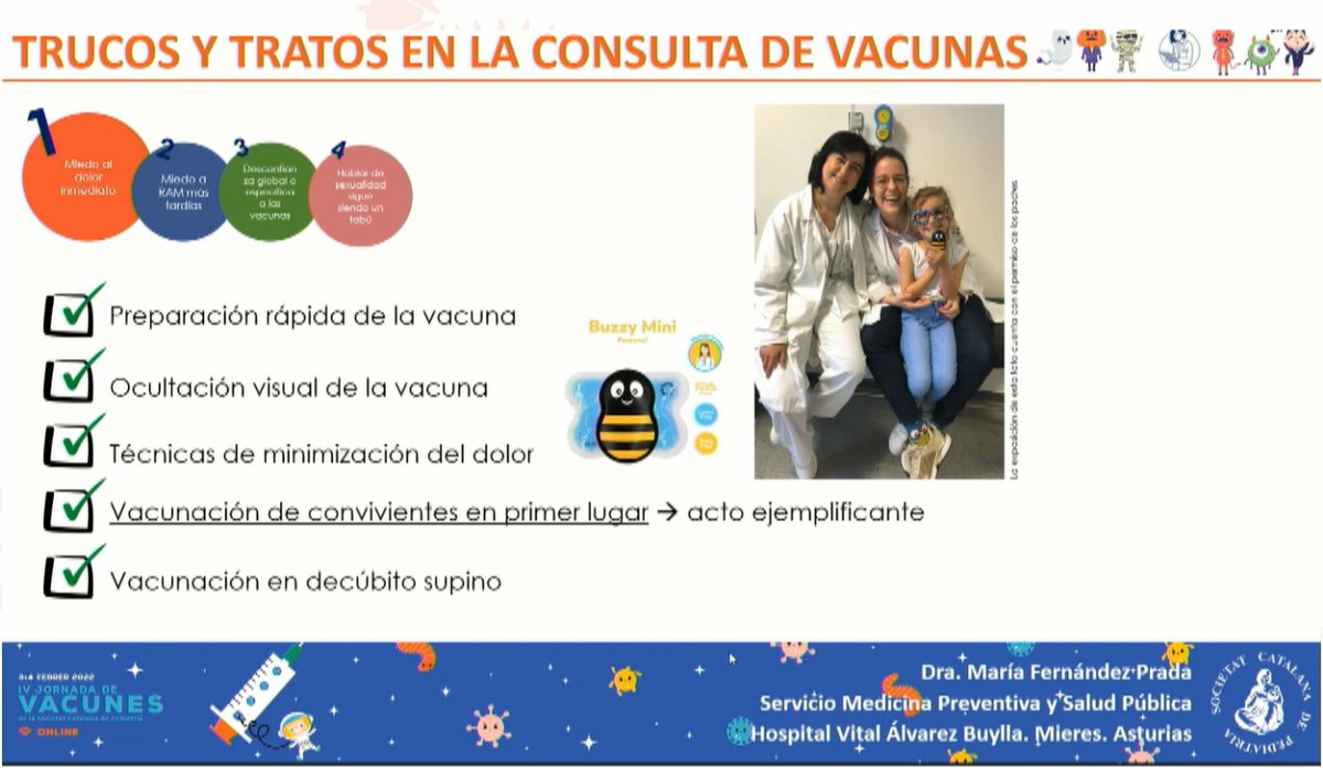SCPed's tweet photo. Consells per la por al dolor de l'administració de la vacuna (Maria Fernández Prada @mfprada) #VACSCP22 https://t.co/TnBcjWwaMK
