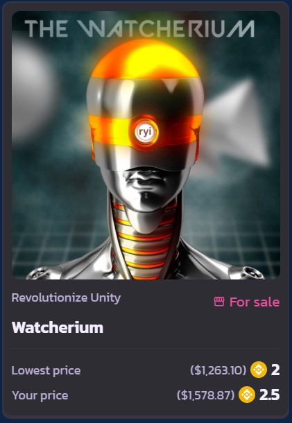 DEFIDASH_'s tweet image. In the next 72 hours we will be giving away 1 rare  #Watcherium #NFT and 1 #Unityrecon #NFT for your unitydefi.com/nfts profile page. #Unityrevolution

Win by
1. Retweet this post
2. Follow @RYI_Unity 
3. Tag 2 friends in comments
linktr.ee/RYIUnity
$RYIU $UV #BSC #NFTs