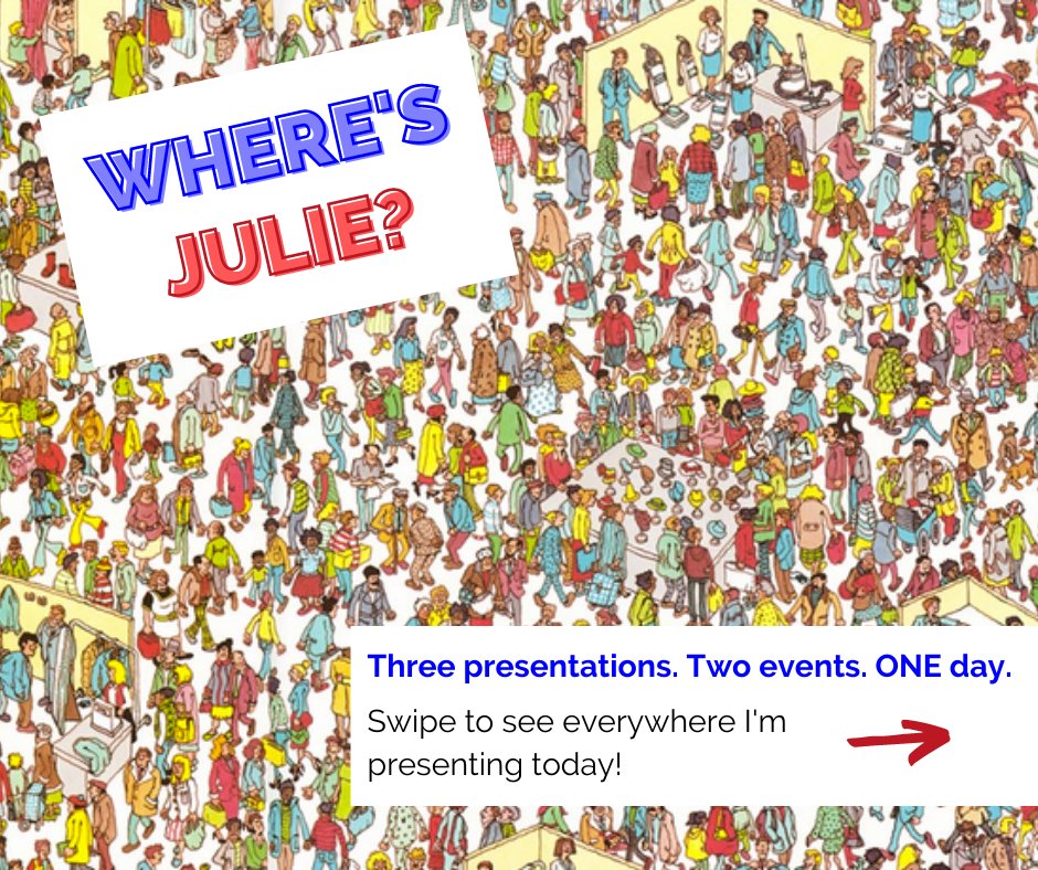 julieskolnick's tweet photo. I’m speaking at not one, but TWO awesome events today! Here’s where to find me:

Gift-A-Palooza: https://t.co/vTBsOOrWb4
#CommonGround: https://t.co/264flRBeux

Hope to see you at one - or both - of these events! 💜

#giftedconference #educatorconference #giftedandthriving https://t.co/tssHIrL2KA