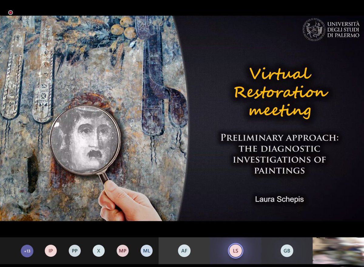 EHEM_project's tweet photo. 🤓 Yesterday we hosted an online seminar where Massimo Limoncelli, Maria Potenza, and Laura Schepis from @unipa_it shared their knowledge and experience in #virtualrestoration of ancient and medieval #muralpaintings.
🤔 Wait, virtual restoration? Yes! ⬇ https://t.co/udO85smnfp