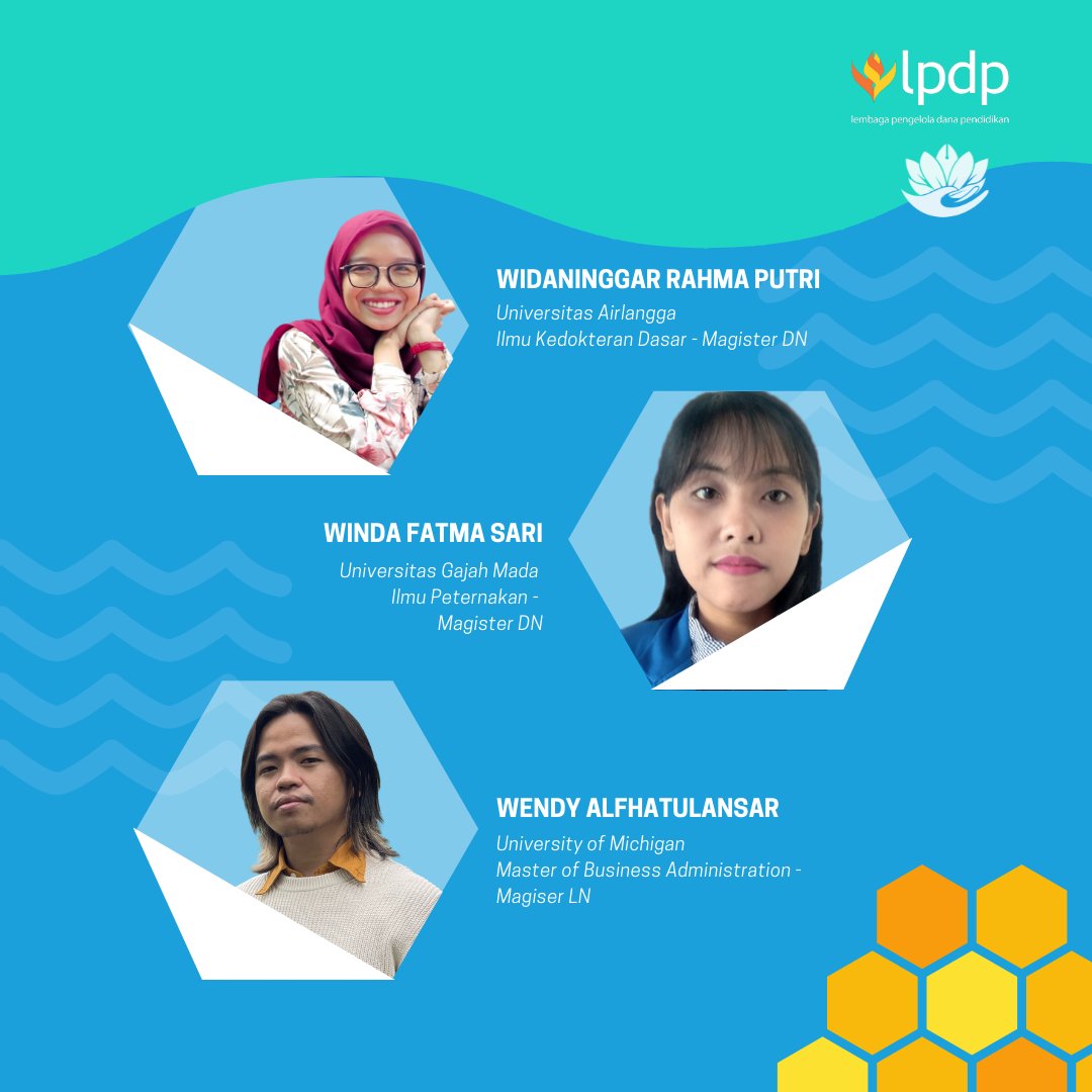 pk180lpdp's tweet photo. Lanjutan profil anggota 😊

@LPDP_RI 

#DiriUntukNegeri #SDMUnggulIndonesiaMaju #AkuPastiMengabdi https://t.co/Pt9yD6JM3R