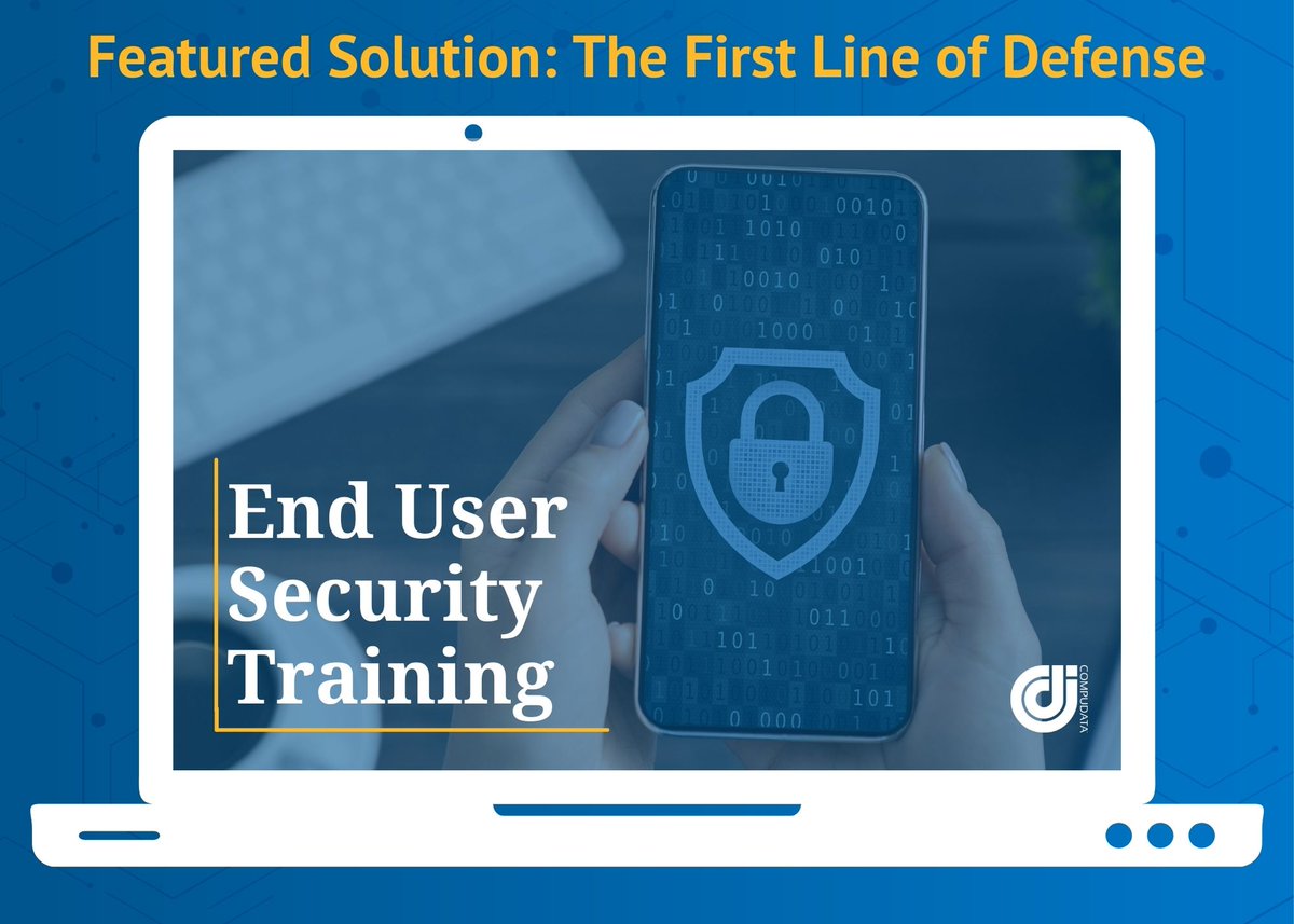 CompuDataInc's tweet image. It is vital to educate employees on the importance of protecting sensitive information and what malicious threats to look out for. ​

Click here for more: bit.ly/3HrUIqD ​

#EndUserTraining #CompuData #FeaturedSolution